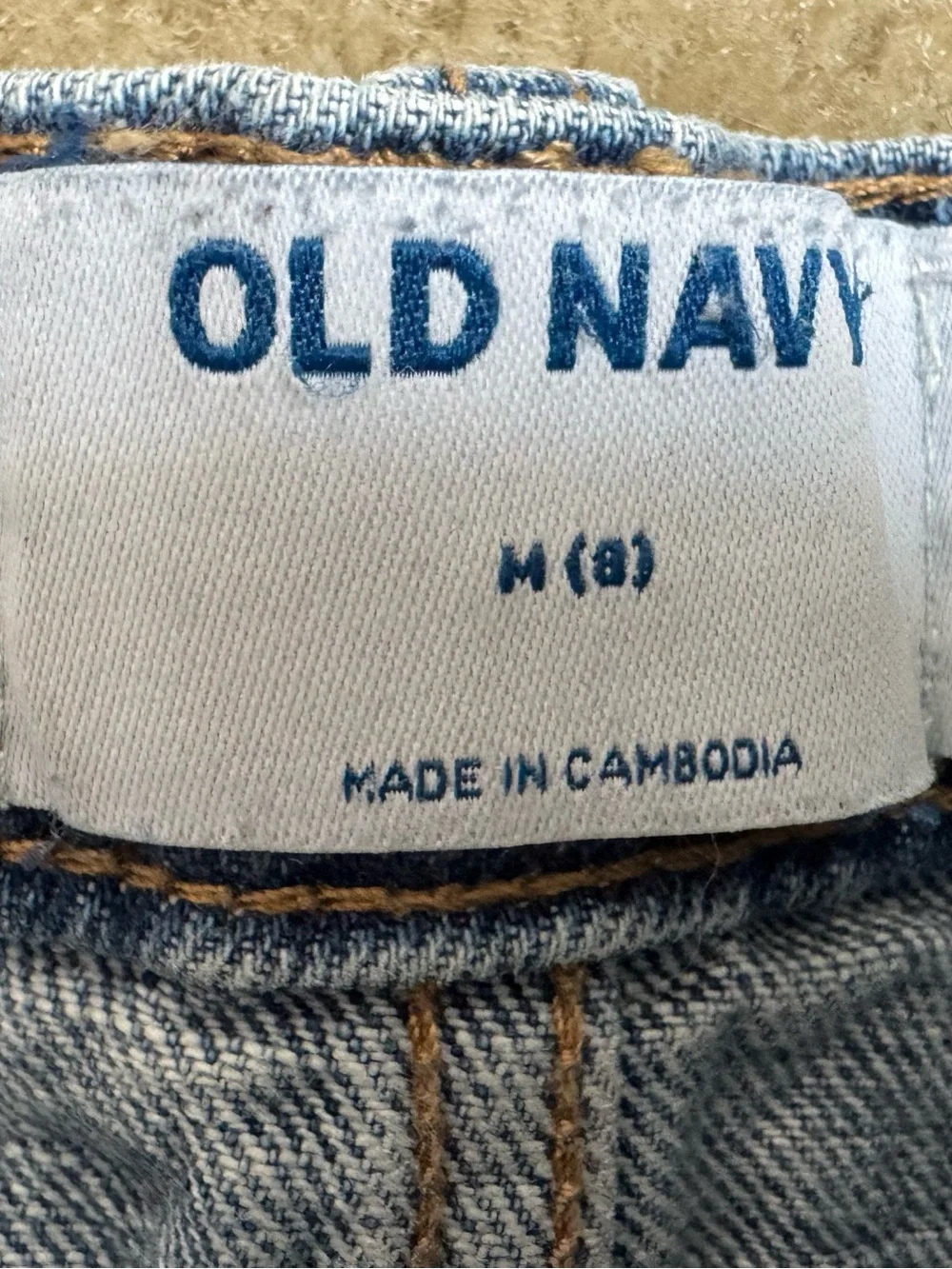 Old Navy Girls' Sz 8 Blue Denim Skirt